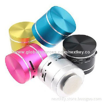 Music Mini Bluetooth Speakers with Elegant Design, Inset Lithium Battery & Remote Control FunctionNew